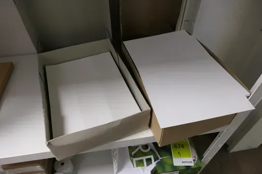 Konvolut foldet papir