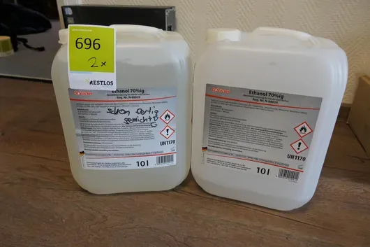 2x Kanister Ethanol 70%ig (Desinfektionslösung für Hände und Flächen)