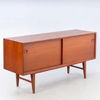 Klein sideboard van teakhout, Duitsland, jaren 1960.