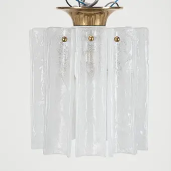 Kalmar, Franken KG, wall light with glass bodies "Ebental DL", 1970s.