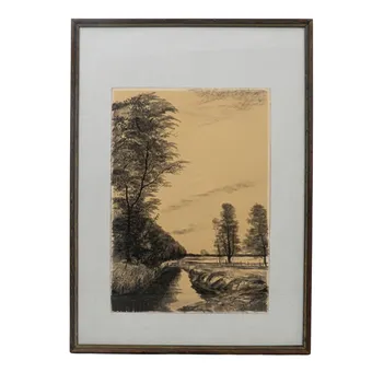 INGELIJSTDE LANDSCHAPETS VAN THORE MALMROS.