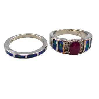 2 RINGE AUS 925ER SILBER.