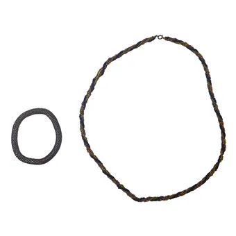 Parure de bijoux composée d'un collier et d'un bracelet