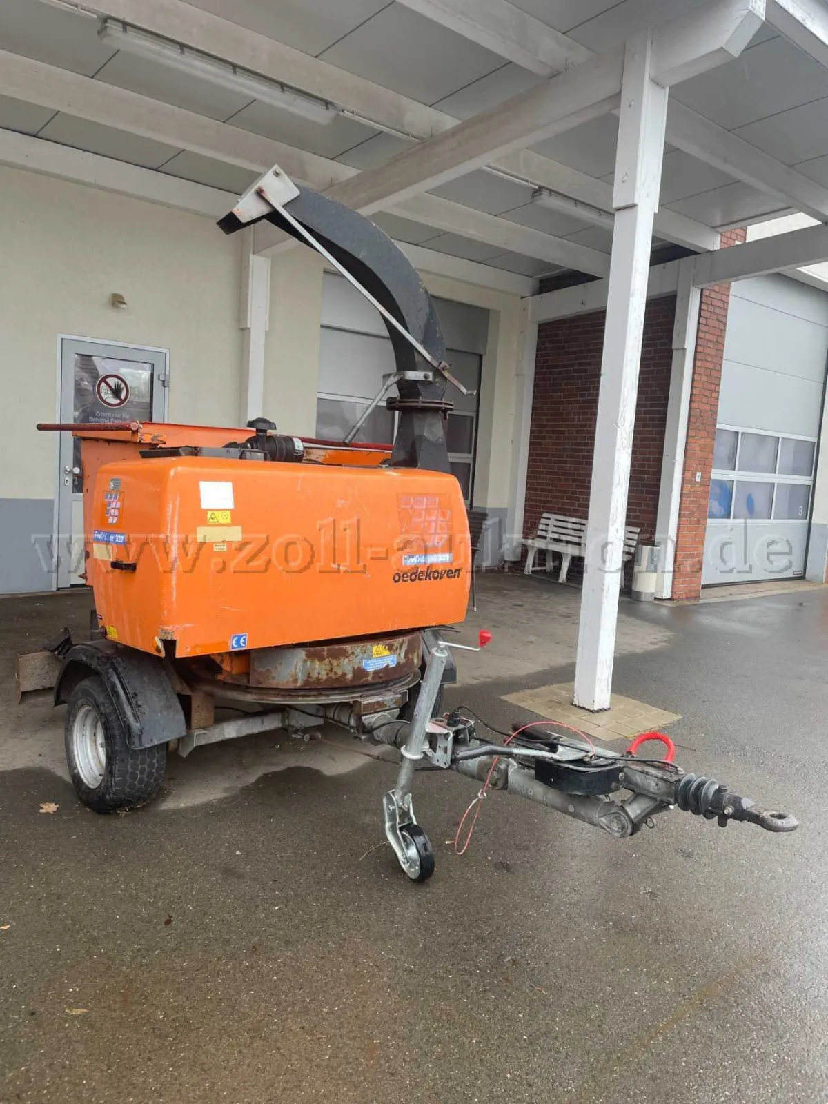 1 Buschholzhäcksler Tünnissen type 327 ME "S" working machine with drawbar