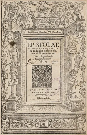 Erasmus Rotterdamský, Desiderius – Epistolae ad diversos