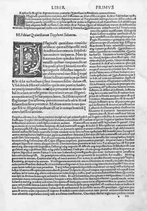 Quintilianus, Marcus Fabius – Institutio oratoria