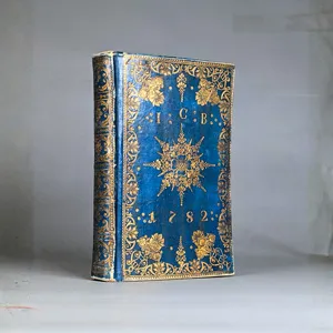 Bindings – Blue gilt cardboard binding. Germany 1782