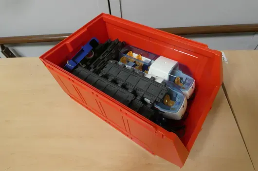 Züge mit Schienen