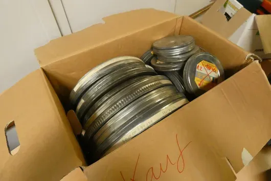 Konvolut Filmrollen, leer