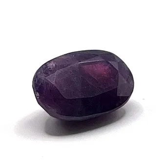 5.15ct Natural Purple Sapphire. Oval Cut.