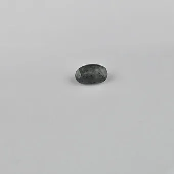 2.14 ct SIAM Greyish Blue Sapphire GFCO Swiss Certified.