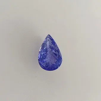 Natural tanzanite pear cut 5.83 ct