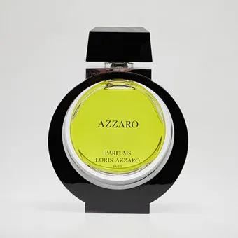 LORIS AZZARO PARIS. Duży faktyś / flakon, zapach 'Azzaro Couture', szkło, plastik, 1975, Francja.