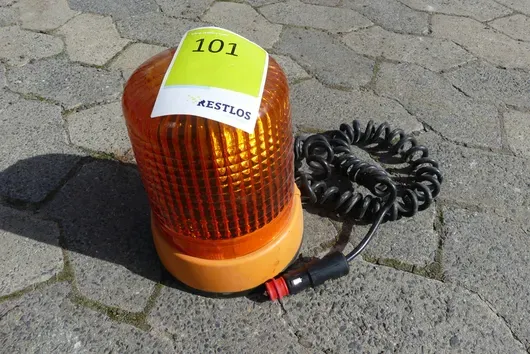 Magnetic rotating beacon, orange