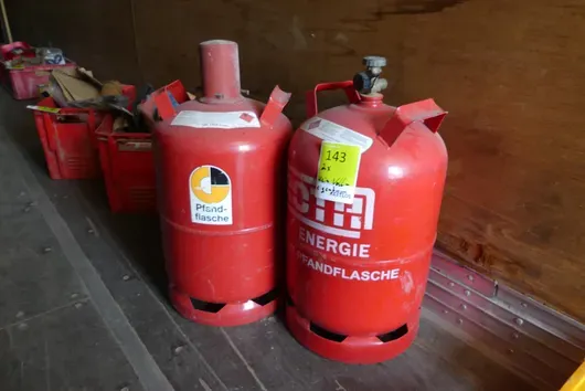 2 bouteilles de gaz