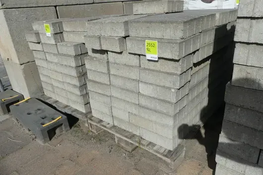 Pallet with contents - stone building elements