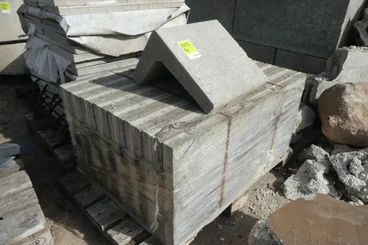 Pallet with contents - stone building elements