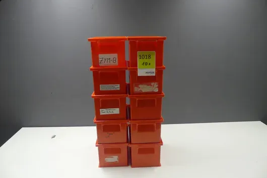 10x Stapelboxen, orange