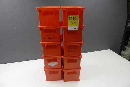 10x Stapelboxen, orange