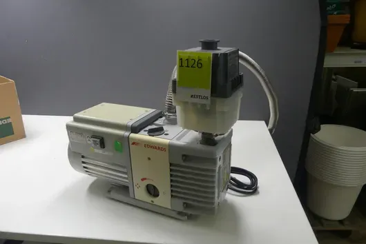 Edwards - Roterende klepvacuum pomp met olienevelfilter