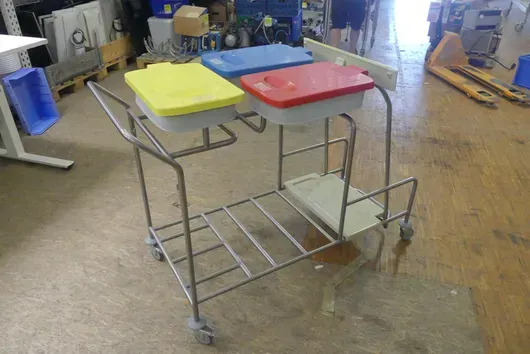 Afvalverzamelwagen, verrijdbaar