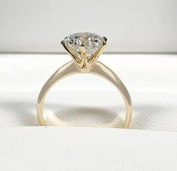 SOLITÄR RING, Gold 585.