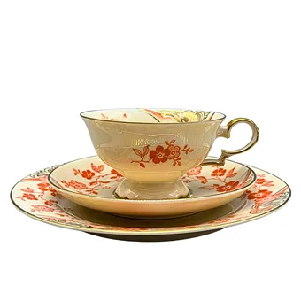 JAEGER & CO. FROM MARKTREDWITZ. THREE-PIECE PORCELAIN SET - 1950S TO 1970S.