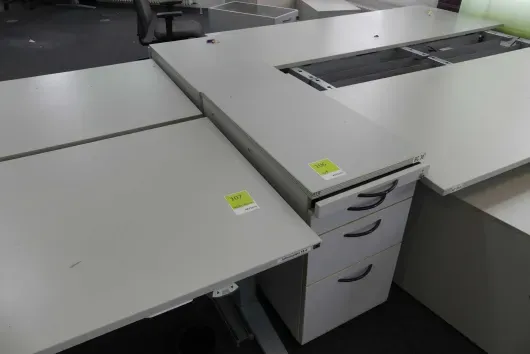 2x Schreibtischcontainer