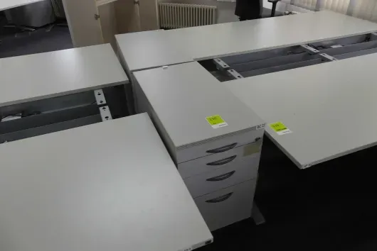 2x Schreibtischcontainer