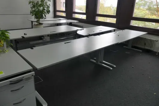 4x bureaux à hauteur réglable électrique