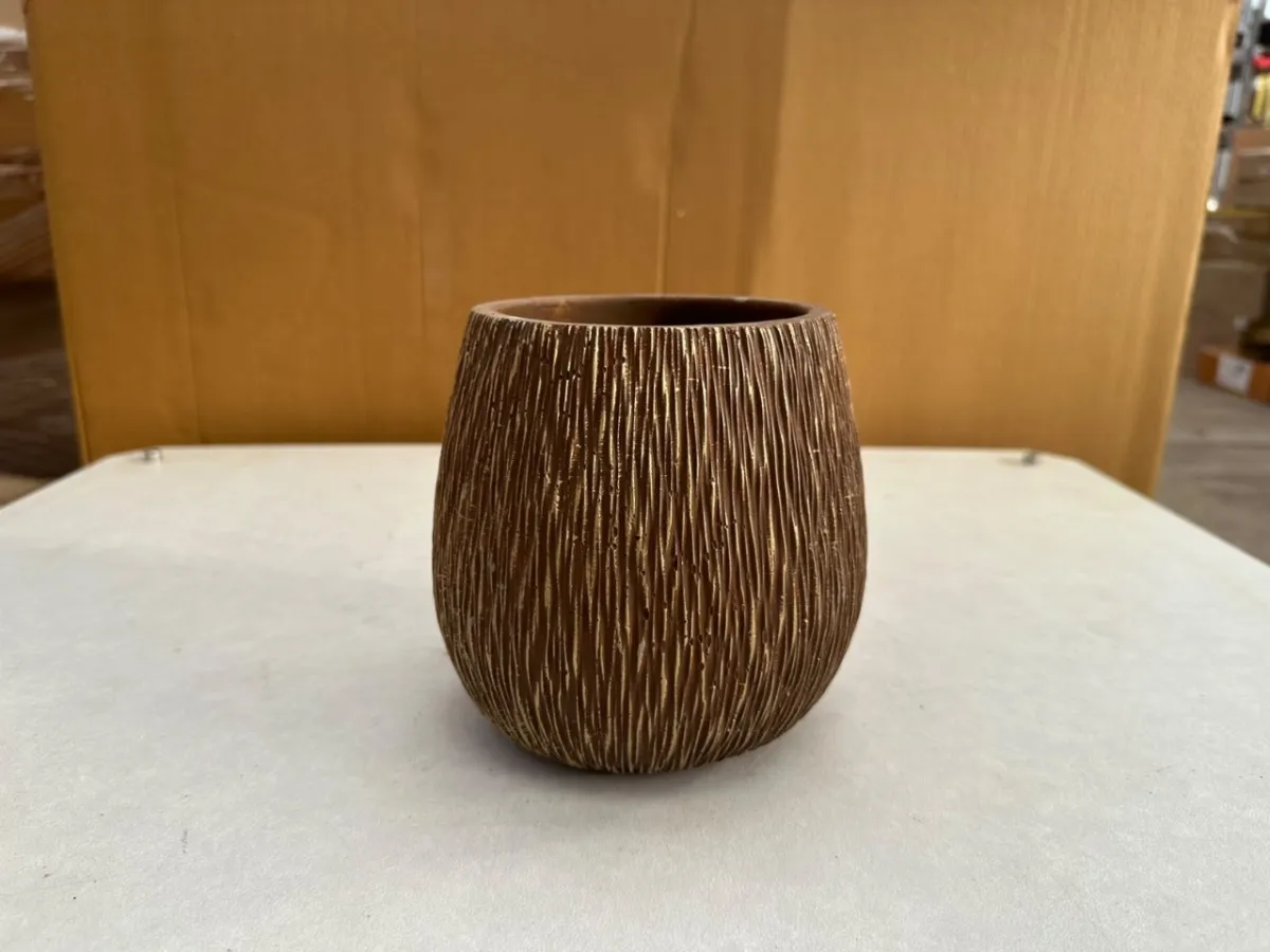 Stone vase lot (8 pieces)
