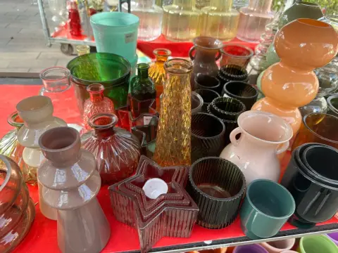 Lot of various decorations