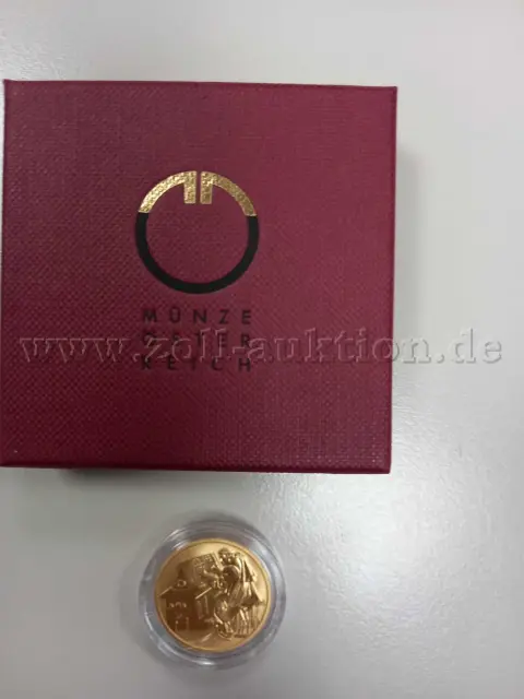1 Österreich 50 Euro Goldmünze 2003 „Nächstenliebe“ – 2000 Jahre Christentum