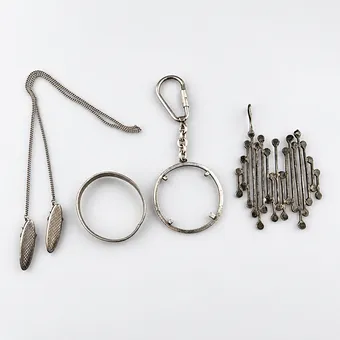 LOT ARGENT, 4 pièces.