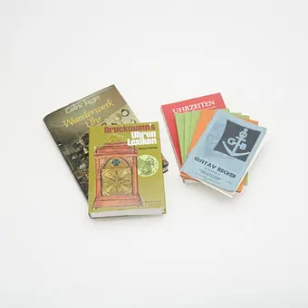 Конволют книг по часам, 1970-е/1980-е, Германия, Швейцария. (8)