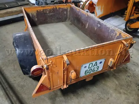 1 Behrmann open bakwagen aanhangwagen
