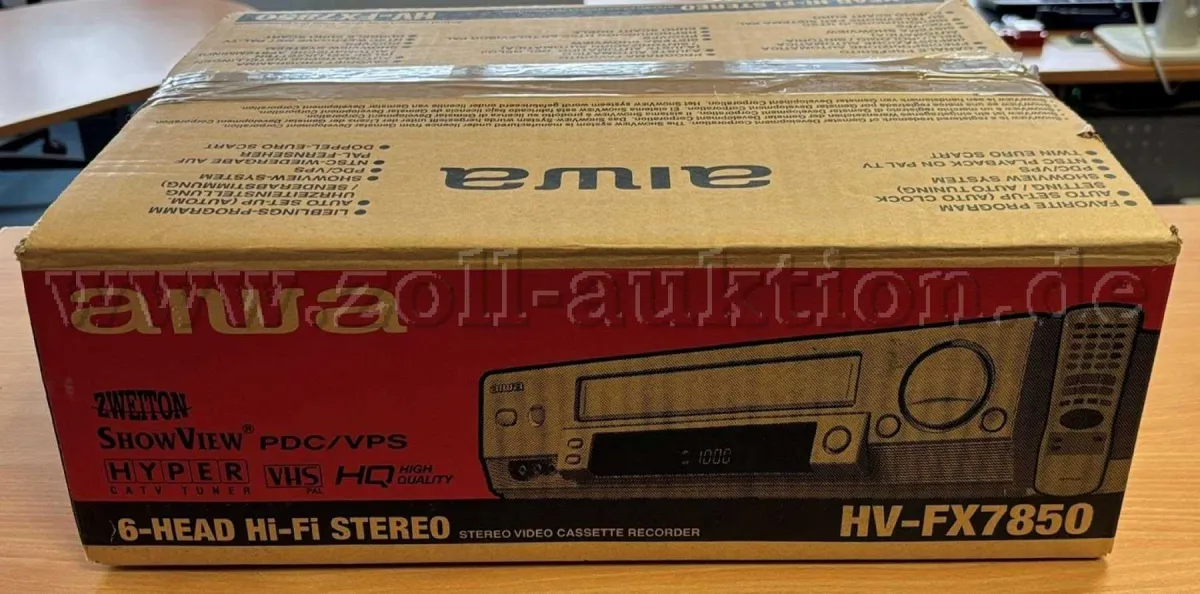 5 videorekordérů VHS / DVD přehrávačů AIWA, LG a Panasonic
