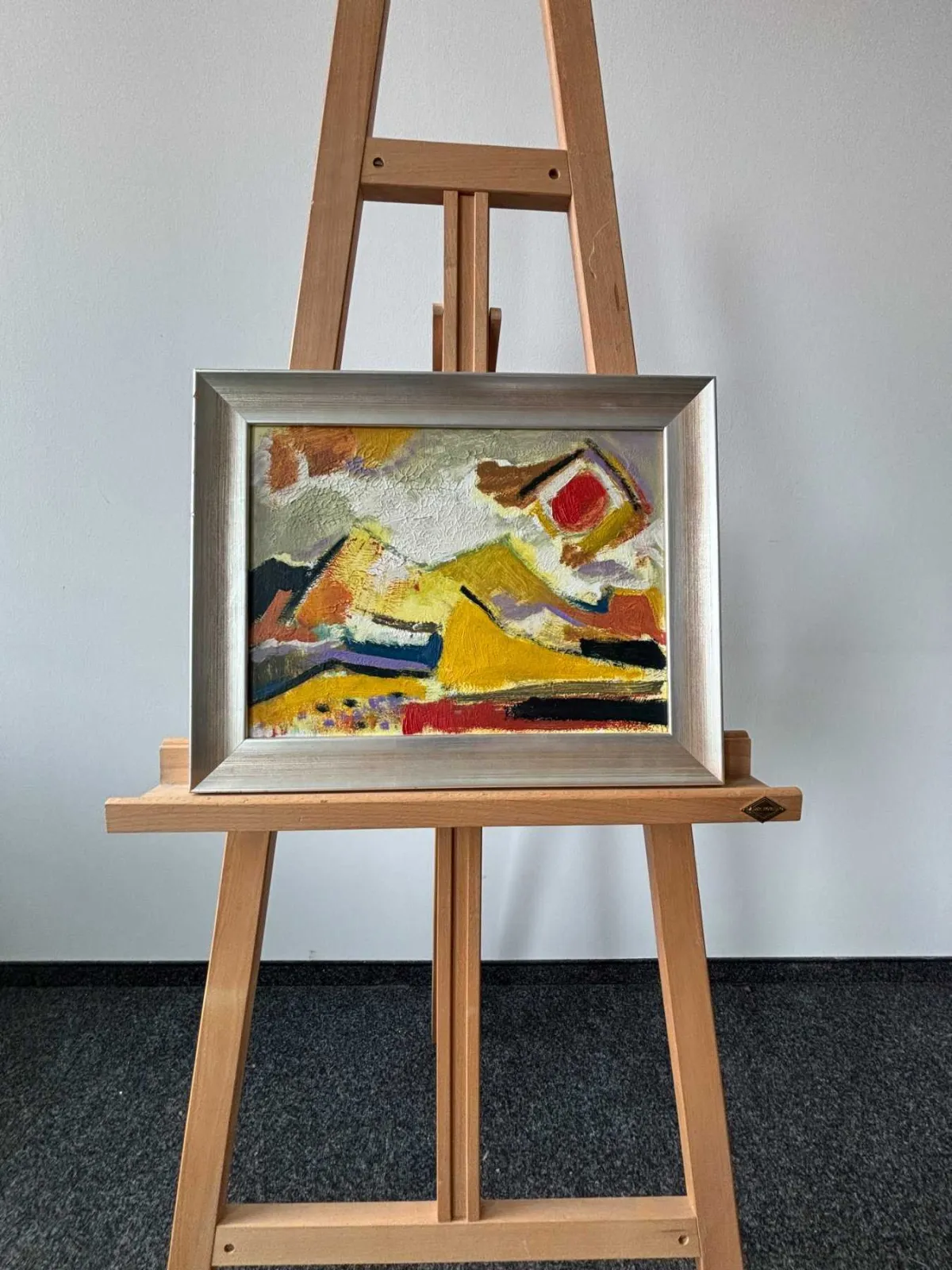 1 schilderij van kunstenaar Fred Arnus Zigldrum - Berge in der Sonne - olieverf