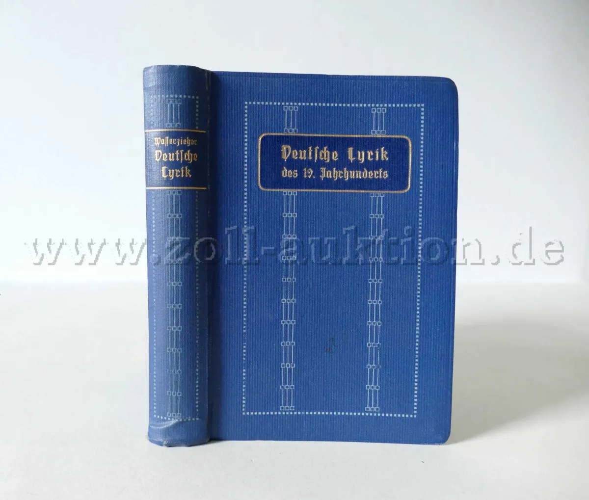 1 книга - Deutsche Lyrik des 19. Jahrhunderts д-ра Э. Васерциера