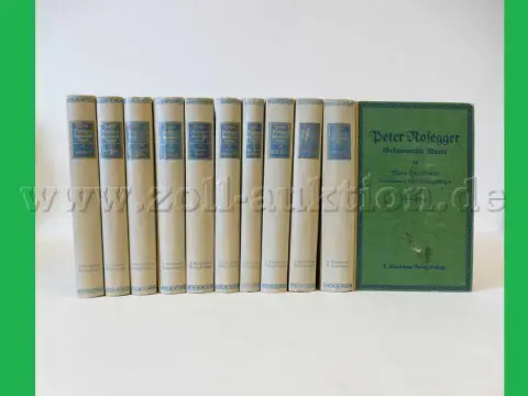10 delen - Peter Rosegger Verzamelde Werken, delen 31 - 40