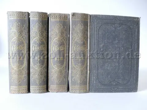 4 antiquarische boeken - Goethes werken, 1867