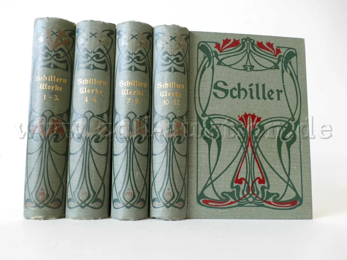 4 книги - Полное собрание сочинений Шиллера в двенадцати томах