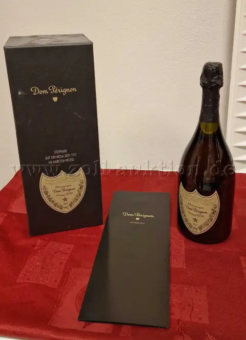 1 láhev šampaňského Dom Perignon Vintage 2010, 750 ml, 12,5 % obj. alk.