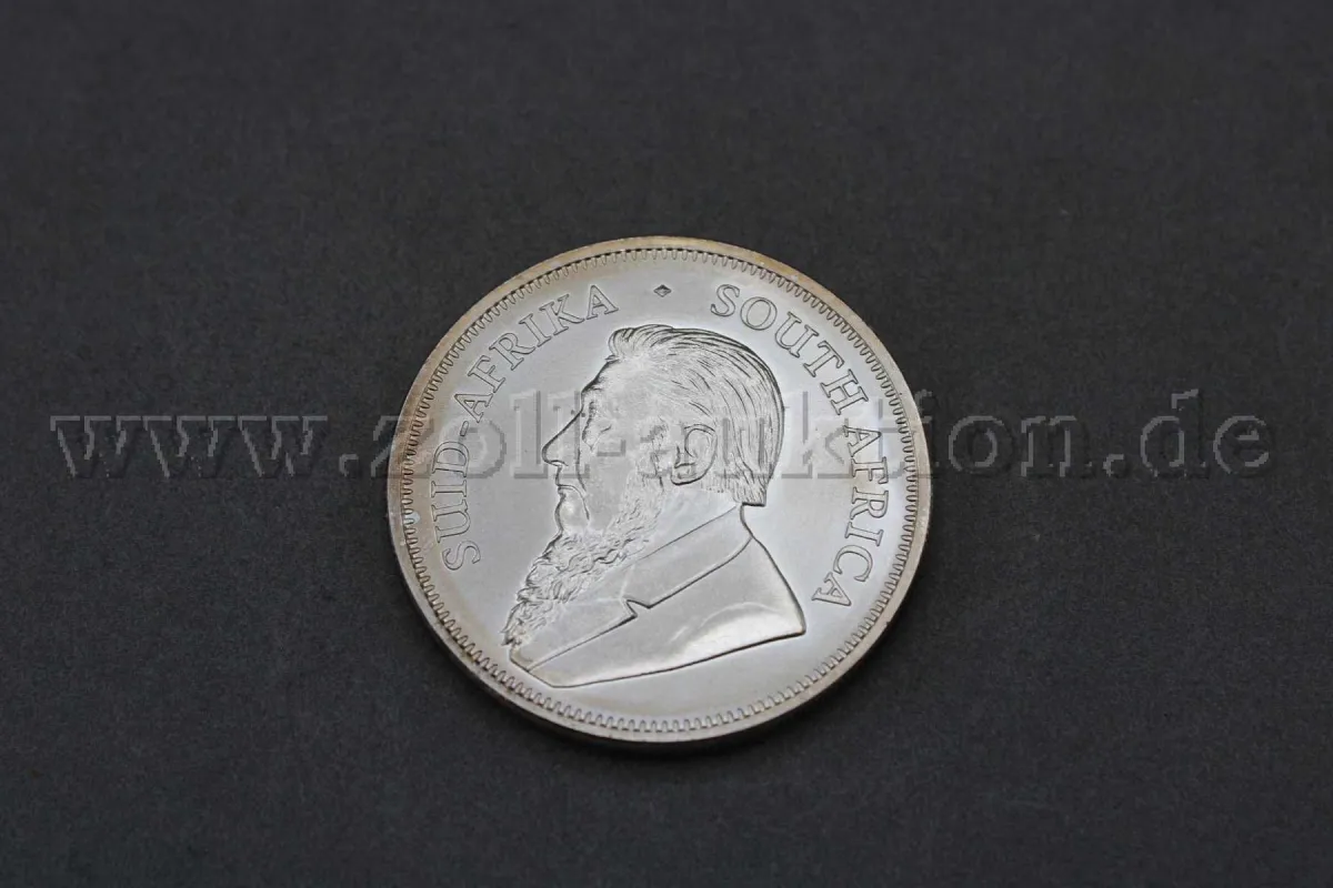 1 pièce d'argent 2 oz Silver Krugerrand - 2 Rand (argent fin 999)