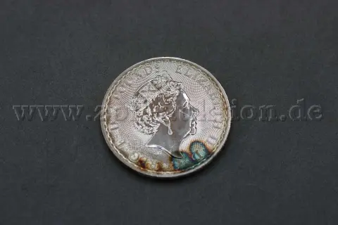 1 pièce d'argent 2 Pounds - Elisabeth II "5e portrait" (argent fin 999)
