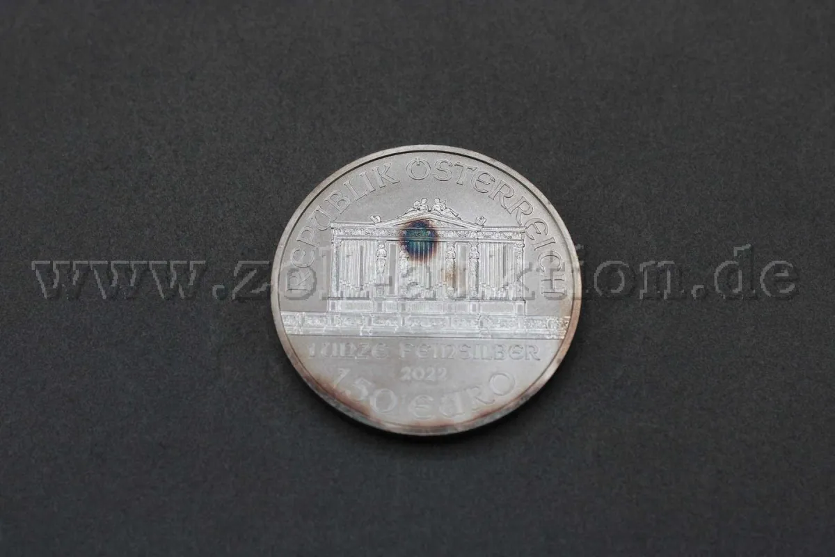 1 silver coin 1 1/2 Euro "Vienna Philharmonic" (fine silver 999)