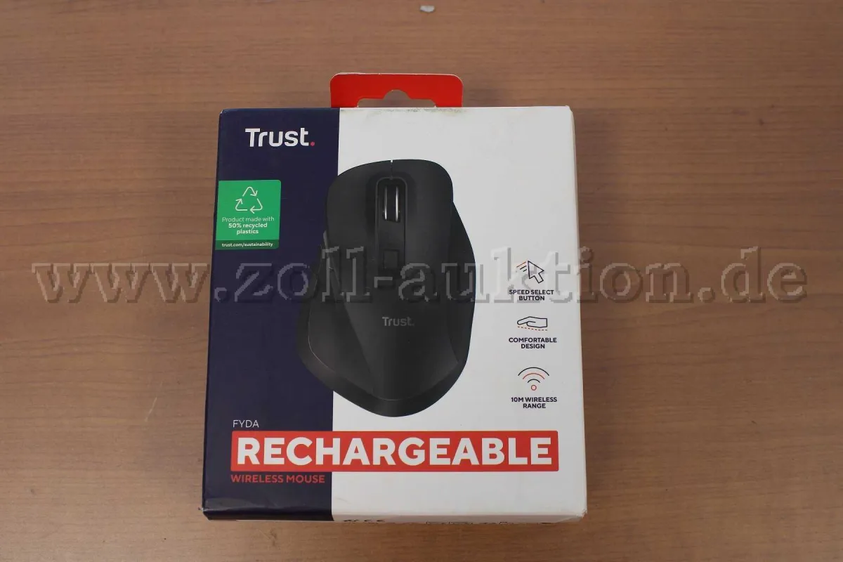 1 kabellose Maus Trust 24727 schwarz
