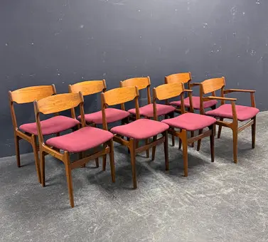 8 стульев Findahls Møbelfabrik.
