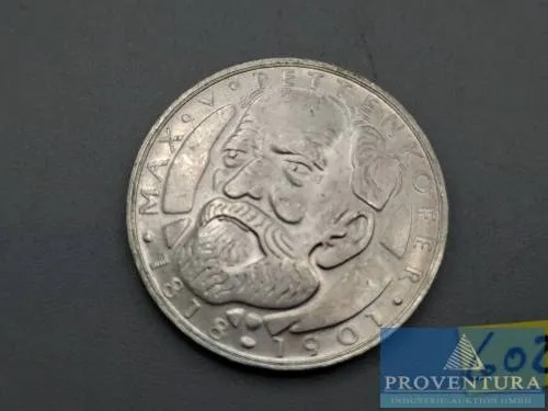 Silbermünze Bundesrepublik Deutschland 5 DM Max Pettenkofer 1968 vz Silber .625 11.2 gr Rauhgewicht