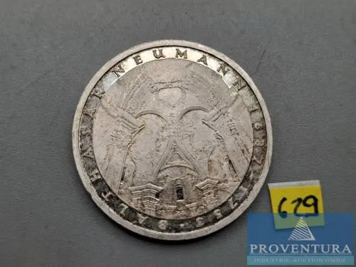 Silbermünze Bundesrepublik Deutschland 5 DM Batlthasar Neumann 1978 vz aus pp Silber .625 11.2 gr Rauhgewicht